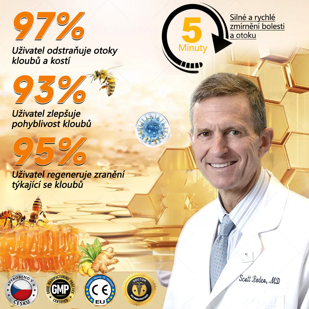 🐝🐝 TLOPA® Krém s botulotoxinem a včelím jedem (Speciálně pro seniory & doporučeno ortopedickými specialisty) 🌿