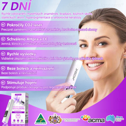 🌿𝐉𝐚𝐬𝐬𝐞𝐞𝐦® Pokročilé neinvazivní pero s CO₂ laserem na opravu pokožky 💕 (šetrně odstraňuje bradavice, mateřská znaménka, stařecké skvrny a kožní značky - bez bolesti a rozruchu!) 🔥