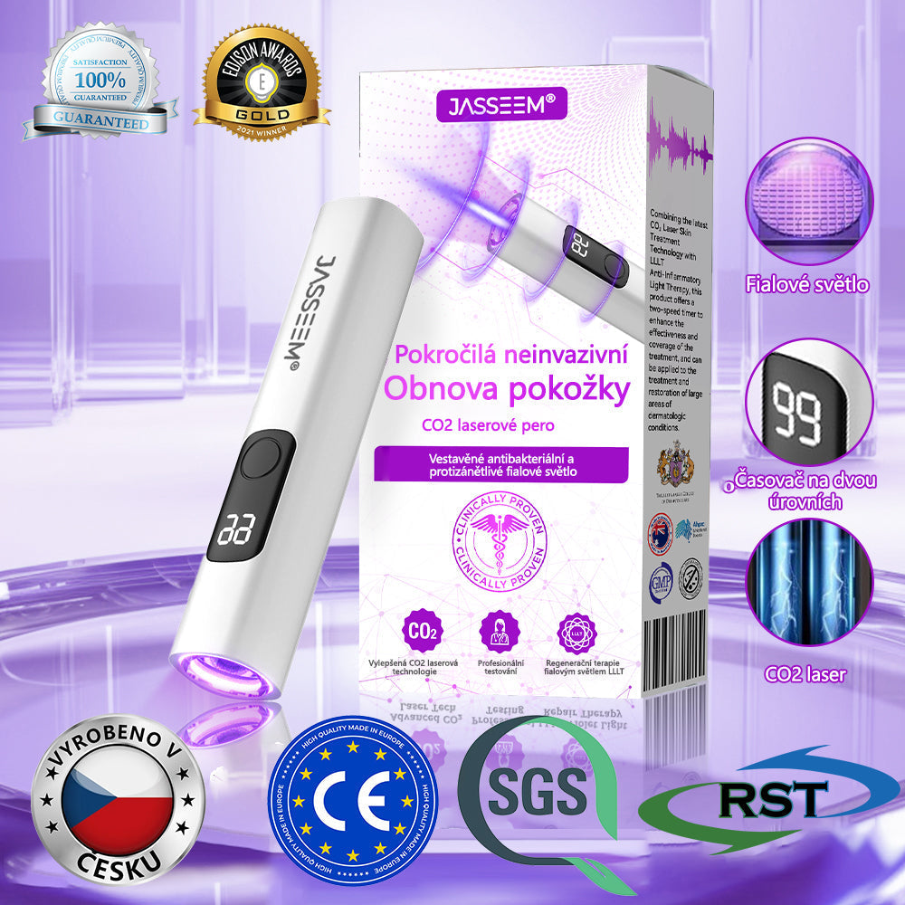 🌿𝐉𝐚𝐬𝐬𝐞𝐞𝐦® Pokročilé neinvazivní pero s CO₂ laserem na opravu pokožky 💕 (šetrně odstraňuje bradavice, mateřská znaménka, stařecké skvrny a kožní značky - bez bolesti a rozruchu!) 🔥
