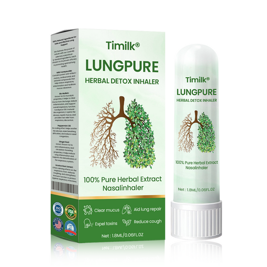 🍃【Oficiální značkový obchod】Timilk® Lung Čistý bylinný detoxikační inhalátor
