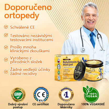 🐝🐝 TLOPA® Krém s botulotoxinem a včelím jedem (Speciálně pro seniory & doporučeno ortopedickými specialisty)  🌿