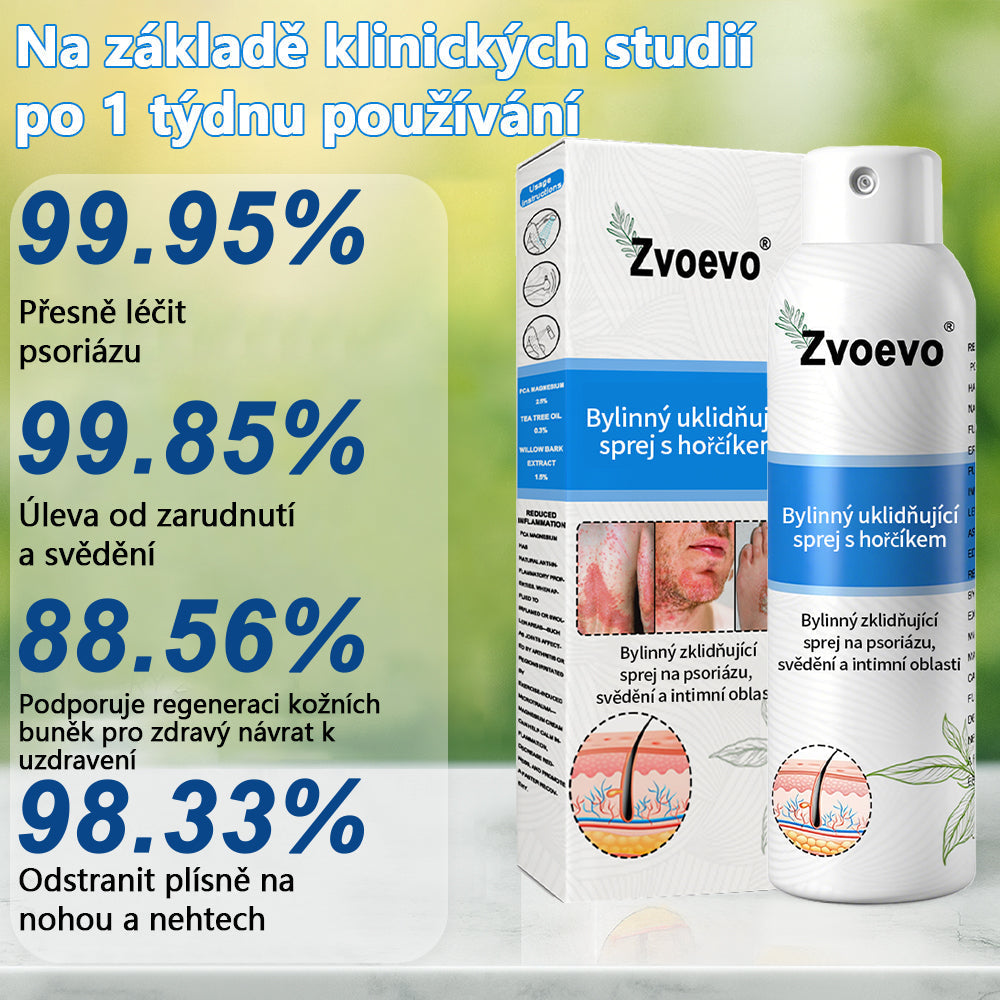 ✅ Oficiální obchod: Zvoevo® Magnesium bylinný sprej na lupénku ⚕️ EMA certifikace (zmírňuje lupénku a ekzém, léčí akné a bradavice, podporuje hojení bakteriálních infekcí, snižuje kloubní a neuropatickou bolest)  🛒