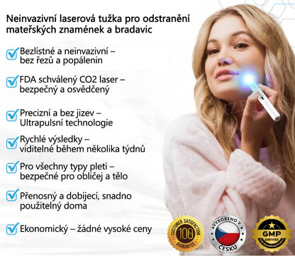 Foulme® PRO Neinvazivní laserové pero na odstraňování bradavic a znamének 🛒