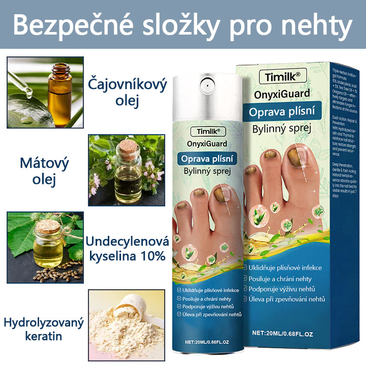 🔥Bylinný sprej proti plísním Timilk® OnyxiGuard